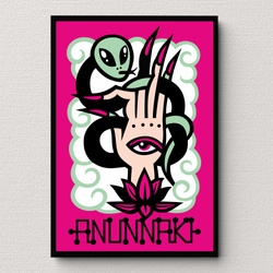 CYBER CHIC Anunnaki Art Print