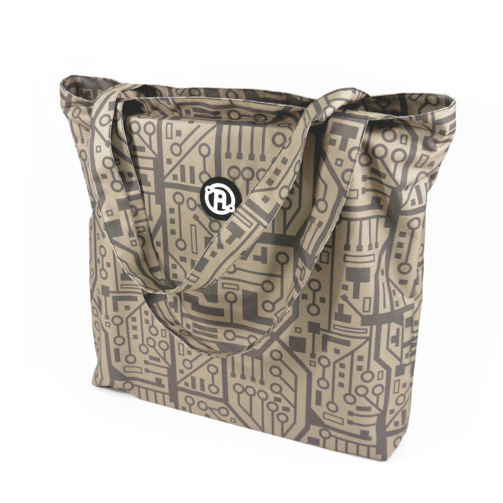 Maxi Bag Anunnaki Integrated Circuit - Grey