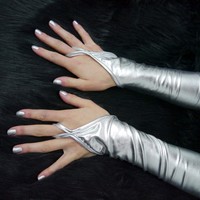 Mittens Women's Fingerless Gloves For Evening Party Luna Anunnaki