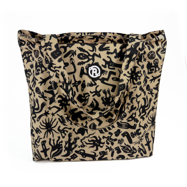 Torba Maxi Anunnaki Extraterrestrials Beige Black