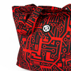 Torba Maxi Anunnaki Integrated Circuit - Red