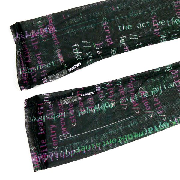 Mitenki Rękawiczki damskie bez palców z tiulu wieczorowo imprezowe Error Anunnaki