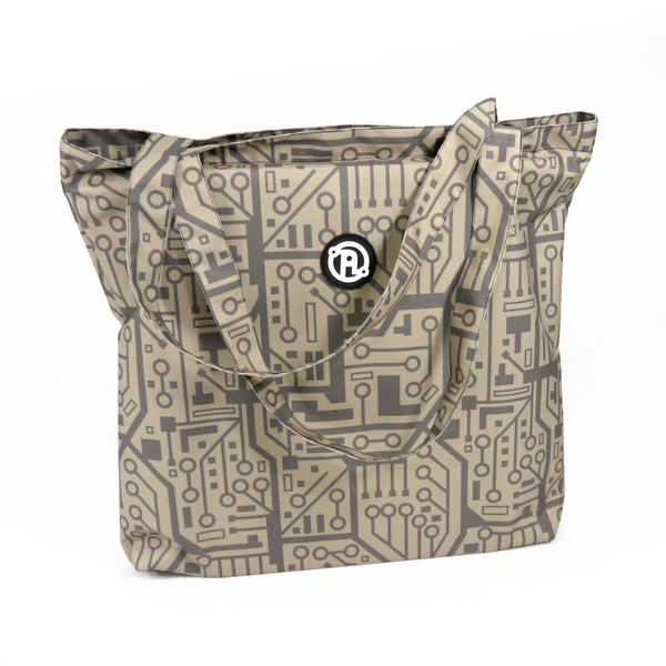 Maxi Bag Anunnaki Integrated Circuit - Grey