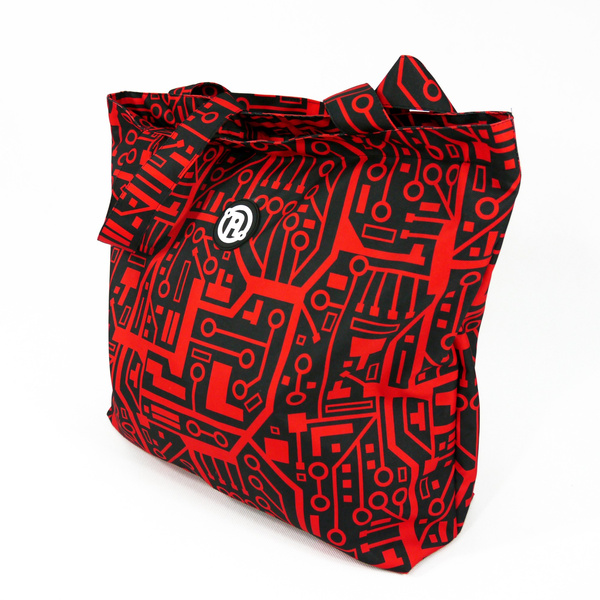 Torba Maxi Anunnaki Integrated Circuit - Red