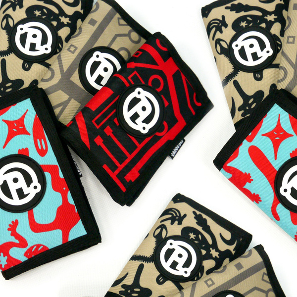 Portfel unisex uniwersalny Extraterrestrials Anunnaki Blue Red