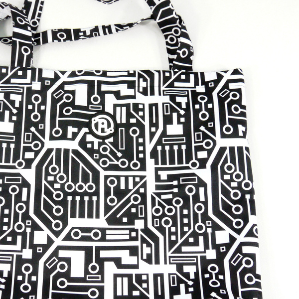 Torba Maxi Anunnaki Integrated Circuit - White