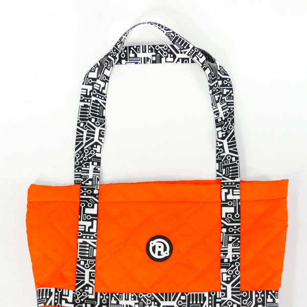 Maxi Bag Anunnaki Integrated Circuit - Red