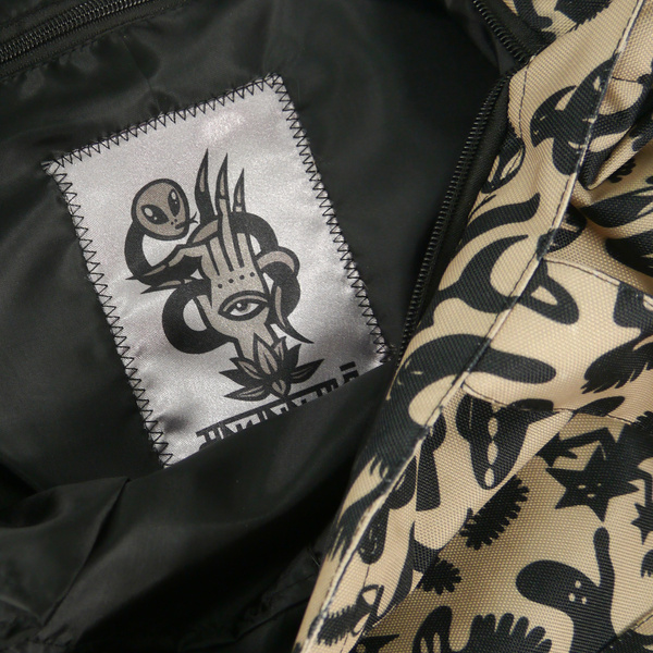 Torba Maxi Anunnaki Extraterrestrials Beige Black