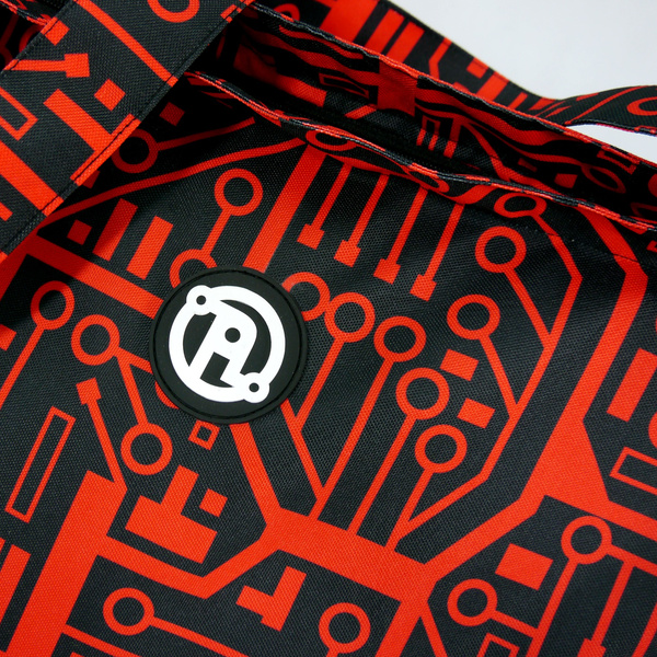 Torba Maxi Anunnaki Integrated Circuit - Red