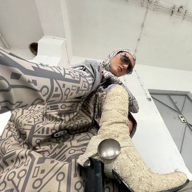 Torba Maxi Anunnaki Integrated Circuit - Grey