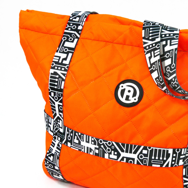 Maxi Bag Anunnaki Integrated Circuit - Red