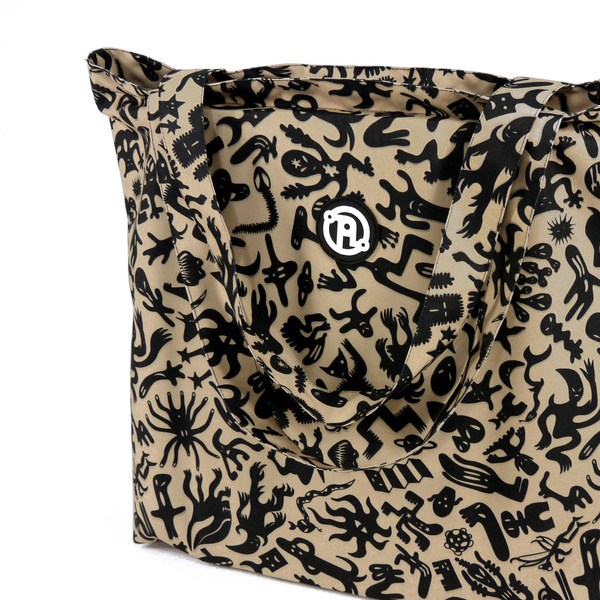 Torba Maxi Anunnaki Extraterrestrials Beige Black