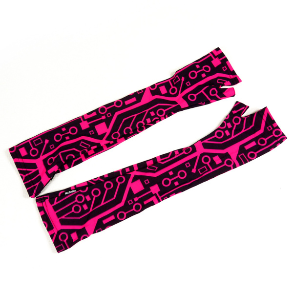 Mitenki Rękawiczki damskie bez palców wieczorowo imprezowe Integrated Circuit Anunnaki