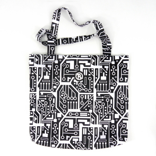 Torba Maxi Anunnaki Integrated Circuit - White