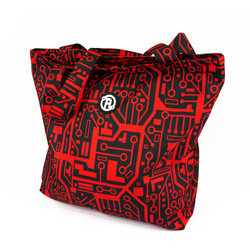 Torba Maxi Anunnaki Integrated Circuit - Red