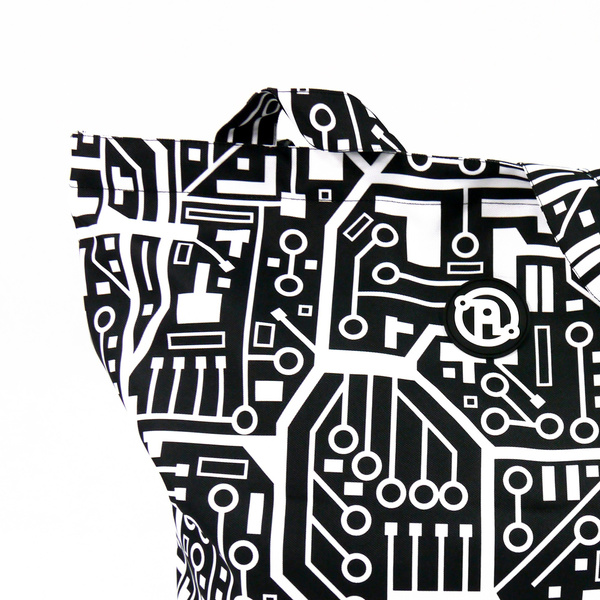 Torba Maxi Anunnaki Integrated Circuit - White