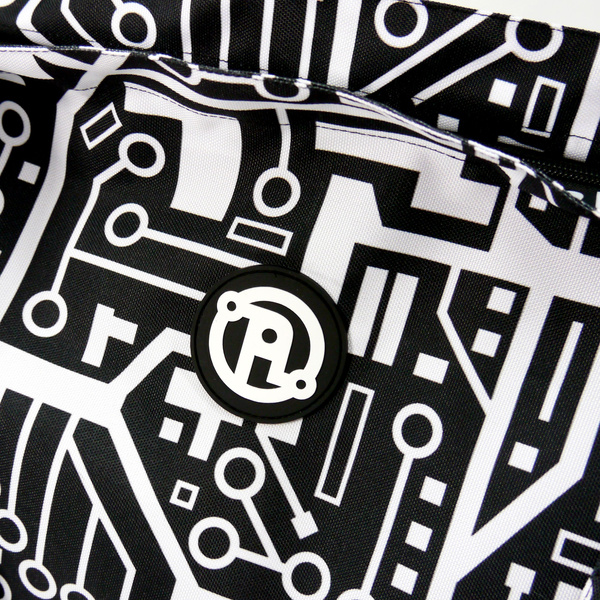 Maxi Tasche Anunnaki Integrated Circuit - Weiß
