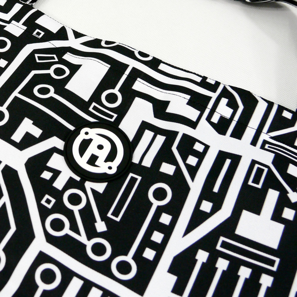 Torba Maxi Anunnaki Integrated Circuit - White