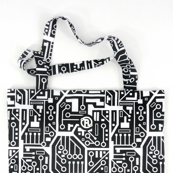 Torba Maxi Anunnaki Integrated Circuit - White