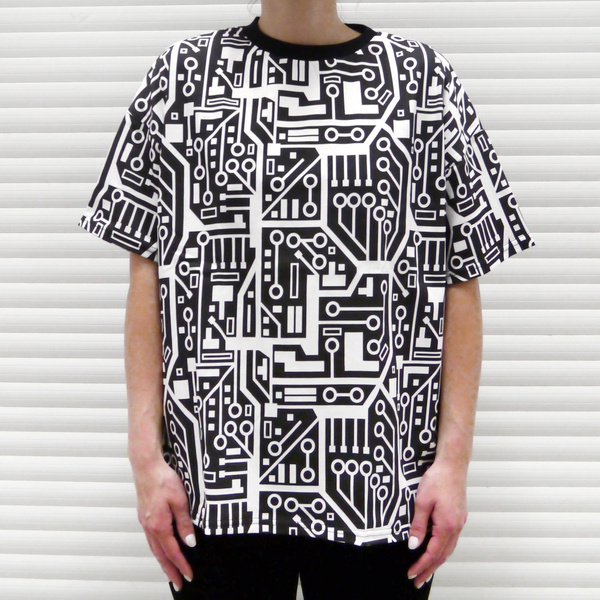 Koszulka Integrated Circuit Black&White - T-shirt ANUNNAKI