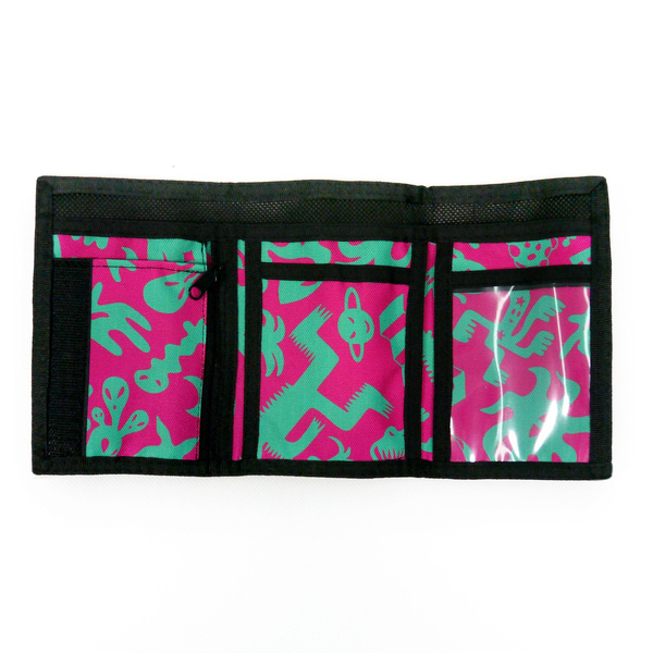 Portfel unisex uniwersalny Extraterrestrials Anunnaki Pink Blue