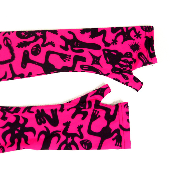 Mitenki Rękawiczki damskie bez palców wieczorowo imprezowe Extraterrestrials Anunnaki